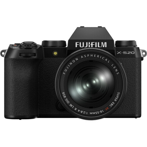 Fujifilm X-S20 Mirrorless Camera Kit (Fujinon XF 18-55mm f/2.8-4.0 OIS WR) (Black)