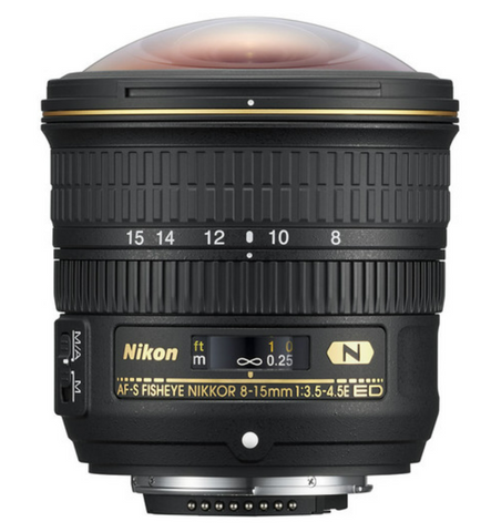 Nikon AF-S 8-15mm f/3.5-4.5 E ED Fisheye