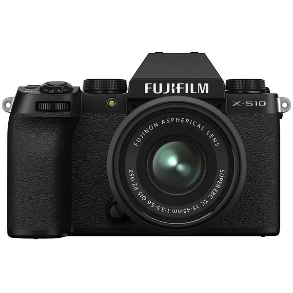 Fujifilm X-S10 Mirrorless Camera Kit (Fujinon XC 15-45mm f/3.5-5.6 OIS) (Black)