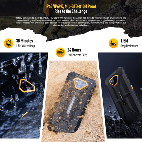 Ulefone Armor X13 Rugged Phone Dual SIM 6GB+64GB