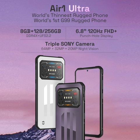 IIIF150 Air 1 Ultra Rugged Phone Night Vision Camera Dual SIM 8GB+256GB