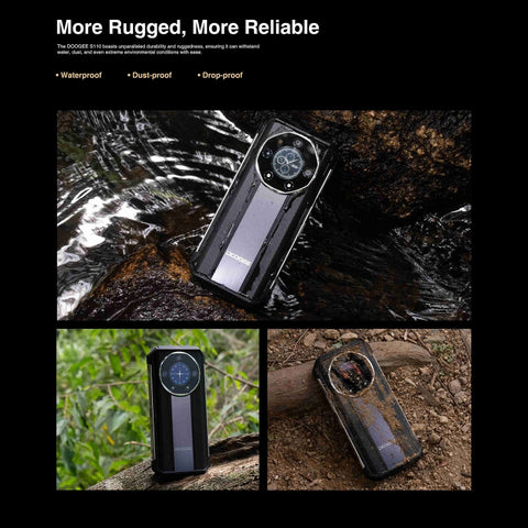 DOOGEE S110 Rugged Phone Night Vision Camera 12GB+256GB