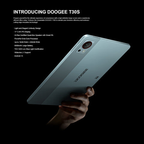 DOOGEE T30S Tablet PC LTE 11.0 inch 6GB+256GB (Global Version)