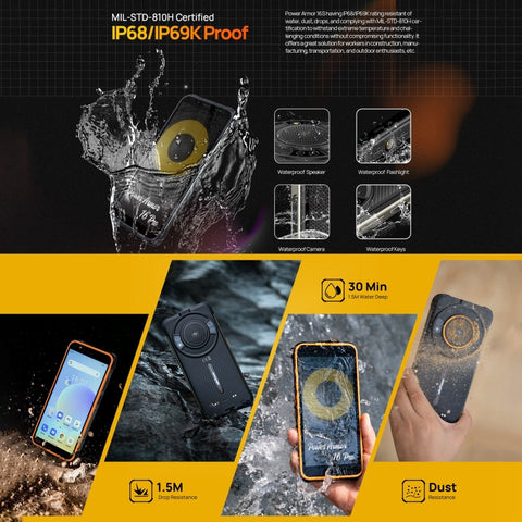 Ulefone Power Armor 16S Rugged Phone 8GB+128GB