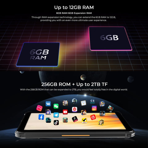HOTWAV Tab R7 Rugged Tablet LTE 10.1 inch 6GB+256GB