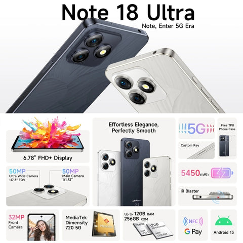 Ulefone Note 18 Ultra 5G Dual SIM 6GB+256GB