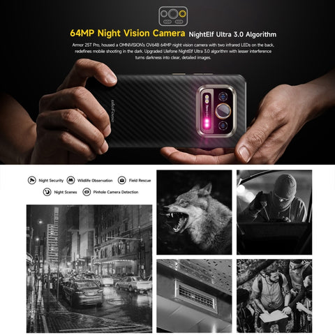 Ulefone Armor 25T Pro 5G Rugged Phone Thermal Imaging 6GB+256GB