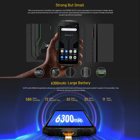 DOOGEE S41T Rugged Phone 4GB+64GB