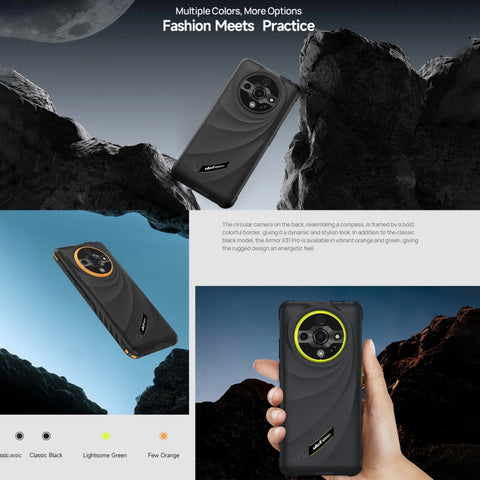 Ulefone Armor X31 Pro 5G Rugged Phone Night Vision Camera 8GB+256GB