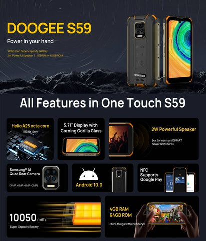 DOOGEE S59 4GB+64GB