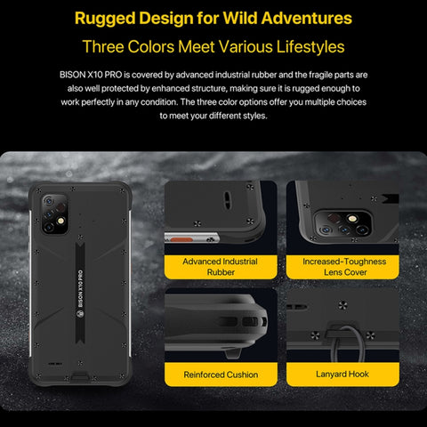 Umidigi Bison X10 Rugged Phone 4GB+128GB