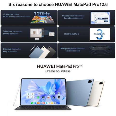Huawei MatePad Pro 2022 WGRR-W09 WiFi 12.6 inch 8GB+128GB