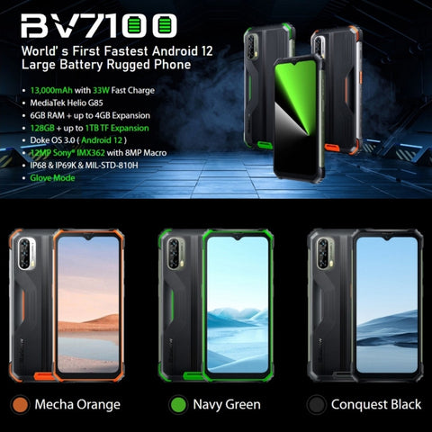 Blackview BV7100 Rugged Phone 6GB+128GB