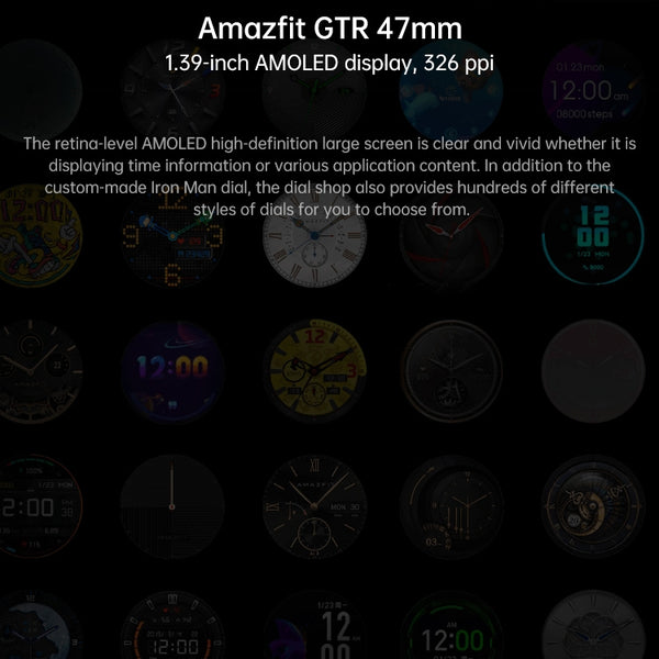 Xiaomi Youpin Amazfit GTR 47mm GPS Iron Man Limited Edition XTECHZ