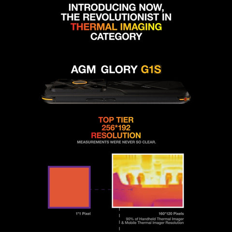 AGM Glory G1S 5G Rugged Phone Night Vision Camera Thermal Imaging Camera Dual SIM 8GB+128GB (Global Version)