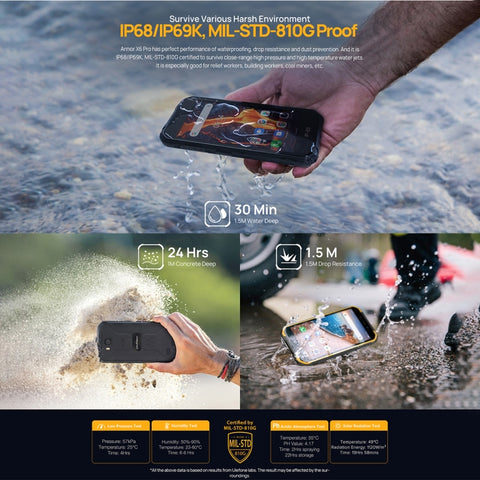 Ulefone Armor X6 Pro Rugged Phone 4GB+32GB