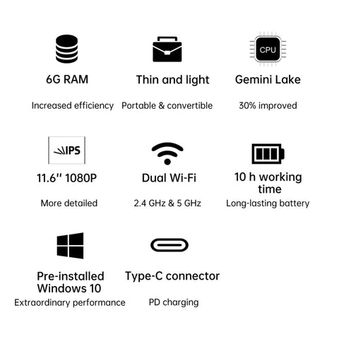 Alldocube kNote 5 Pro Wifi 11.6 inch 6GB+128GB