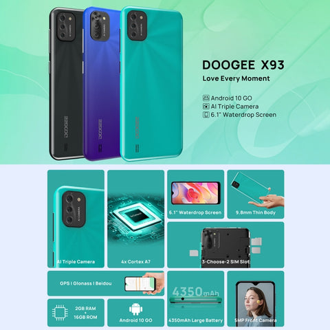 DOOGEE X93 2GB+16GB