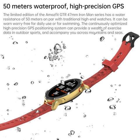 Xiaomi Youpin Amazfit GTR 47mm GPS Iron Man Limited Edition