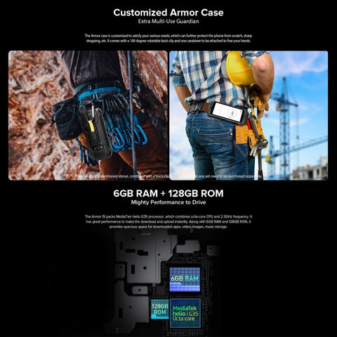 Ulefone Armor 15 Rugged Phone 6GB+128GB