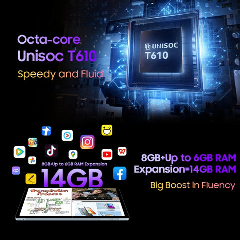 Blackview Tab 15 LTE 10.5 inch 8GB+128GB (Global Version)
