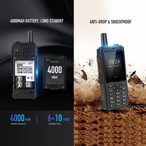 UNIWA F40 POC Walkie Talkie Rugged Phone 1GB+8GB