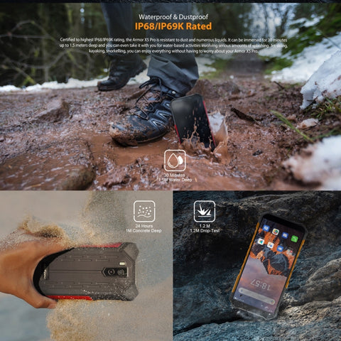 Ulefone Armor X5 Pro Rugged Phone 4GB+64GB