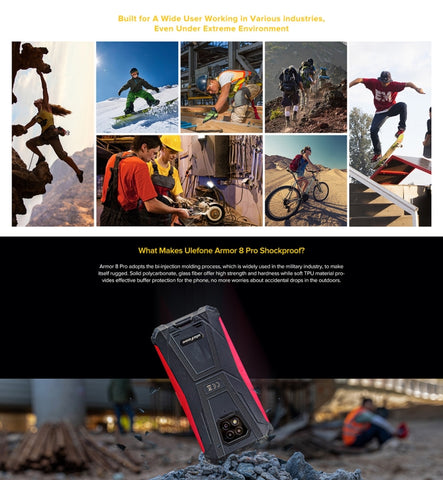 Ulefone Armor 8 Pro Rugged Phone 6GB+128GB