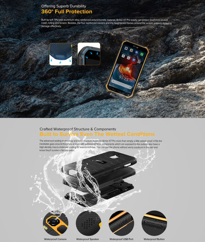 Ulefone Armor X7 Pro Rugged Phone 4GB+32GB