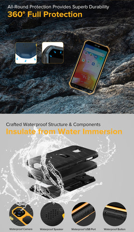 Ulefone Armor X7 Rugged Phone 2GB+16GB