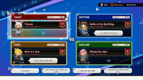 [Nintendo Switch] TheatRhythm Final Bar Line