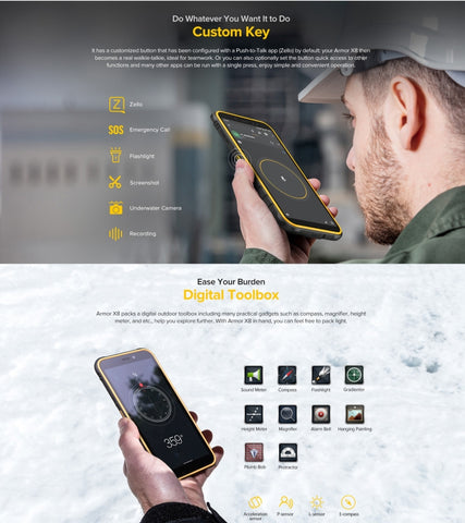 Ulefone Armor X8 Rugged Phone 4GB+64GB