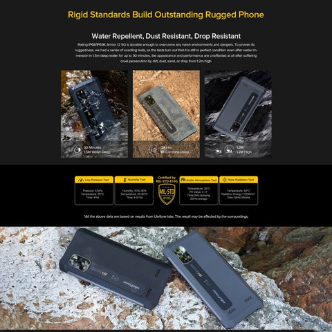 Ulefone Armor 12 5G Rugged Phone 8GB+128GB