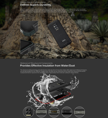 Ulefone Armor 9 Rugged Phone 8GB+128GB