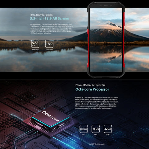 Ulefone Armor X9 Rugged Phone 3GB+32GB