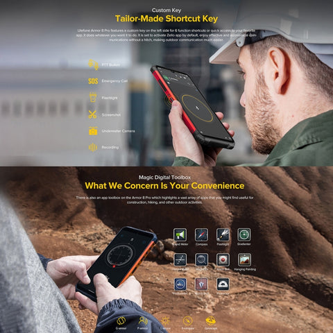 Ulefone Armor 8 Pro Rugged Phone 6GB+128GB