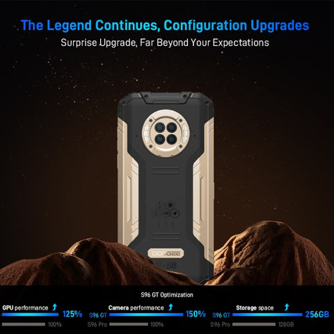 DOOGEE S96 GT Rugged Phone Dual SIM 8GB+256GB (Global Version)