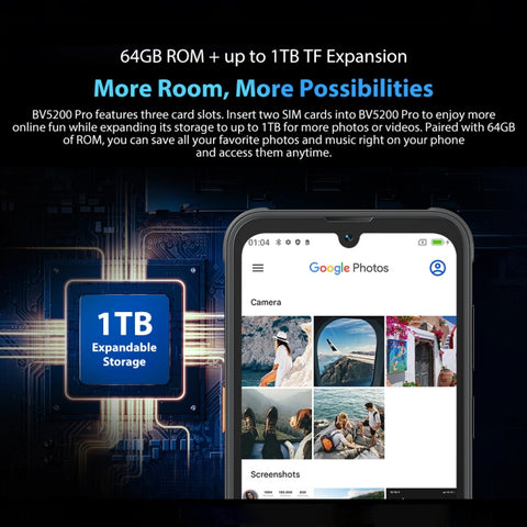 Blackview BV5200 Pro Rugged Phone Dual SIM 4GB+64GB (Global Version)