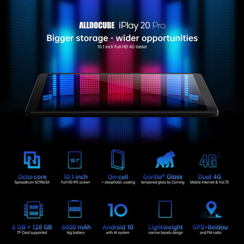 Alldocube iPlay 20 Pro LTE 10.1 inch 6GB+128GB